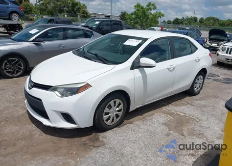 2016 Toyota Corolla L z USA, uszkodzony, nr VIN 2T1BURHE7GC633452